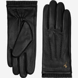 Emily (black) – deerskin (American deerskin) leather gloves with warm wool lining - Schwartz & von Halen - US - 3
