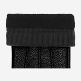 Emily (black) – deerskin (American deerskin) leather gloves with warm wool lining - Schwartz & von Halen - US - 4