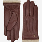 Emily (brown) – deerskin (American deerskin) leather gloves with warm wool lining - Schwartz & von Halen - US - 3
