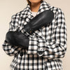 Eva - stylish goat leather mittens with luxurious faux fur lining & touchscreen feature - Schwartz & von Halen - US - 7