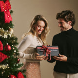 Stylish black giftbox for gloves