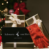 Stylish black giftbox for gloves