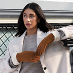 Giocante - suede leather gloves with luxurious sheep fur lining - Schwartz & von Halen - US - 11