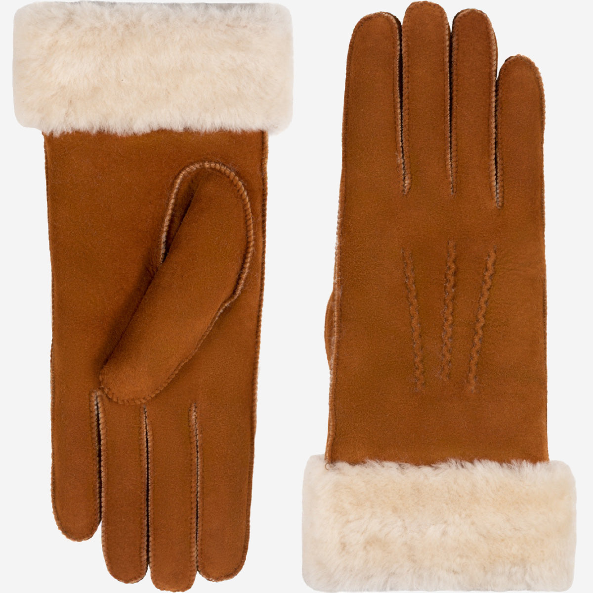 Giocante - suede leather gloves with luxurious sheep fur lining - Schwartz & von Halen - US - 3
