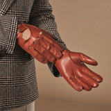 Gosling (cognac) – Classic men's lambskin driving gloves with touchscreen feature