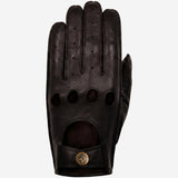 Gosling (dark brown) – Classic men's lambskin driving gloves with touchscreen feature
