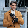 Gosling - black – Classic men's lambskin driving gloves with touchscreen feature - Schwartz & von Halen - US - 2