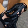Gosling - black – Classic men's lambskin driving gloves with touchscreen feature - Schwartz & von Halen - US - 6