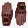 Gosling - brown – Classic men's lambskin driving gloves with touchscreen feature - Schwartz & von Halen - US - 3