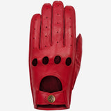Gosling (red) – Classic men's lambskin driving gloves with touchscreen feature