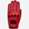 Gosling (red) – Classic men's lambskin driving gloves with touchscreen feature