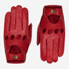 Gosling (red) – Classic men's lambskin driving gloves with touchscreen feature