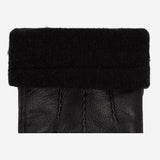Harvey (black) - goatskin leather gloves with luxurious wool lining & touchscreen feature - Schwartz & von Halen - US - 4