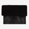 Harvey (black) - goatskin leather gloves with luxurious wool lining & touchscreen feature - Schwartz & von Halen - US - 4
