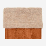 Harvey (cognac) - Goatskin leather gloves with luxurious wool lining & touchscreen feature