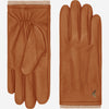 Harvey - cognac - Goatskin leather gloves with luxurious wool lining & touchscreen feature - Schwartz & von Halen - US - 3