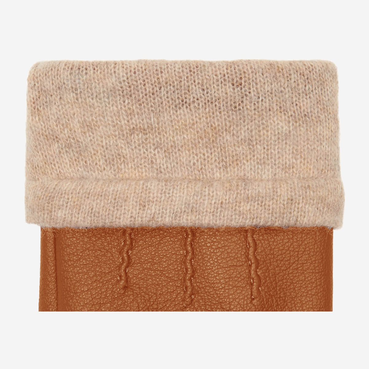 Harvey - cognac - Goatskin leather gloves with luxurious wool lining & touchscreen feature - Schwartz & von Halen - US - 4