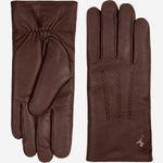 Hunter - brown – Goatskin gloves with lambswool lining & touchscreen feature - Schwartz & von Halen - US - 3