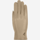 Ivy (beige) – sheepskin leather gloves with wool/cashmere lining & touchscreen feature  - Schwartz & von Halen - US - 1