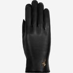Ivy (black) – sheepskin leather gloves with wool/cashmere lining & touchscreen feature  - Schwartz & von Halen - US - 2