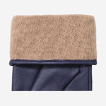 Ivy (blue) – sheepskin leather gloves with wool/cashmere lining & touchscreen feature  - Schwartz & von Halen - US - 4