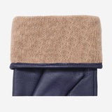 Ivy (blue) – sheepskin leather gloves with wool/cashmere lining & touchscreen feature  - Schwartz & von Halen - US - 4