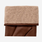 Ivy (cognac) - sheepskin leather gloves with wool/cashmere lining & touchscreen feature  - Schwartz & von Halen - US - 4