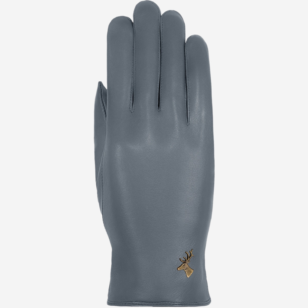 Ivy (grey) – sheepskin leather gloves with wool/cashmere lining & touchscreen feature  - Schwartz & von Halen - US - 2