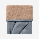 Ivy (grey) – sheepskin leather gloves with wool/cashmere lining & touchscreen feature  - Schwartz & von Halen - US - 4