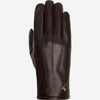Jake (dark brown) - sheepskin gloves with warm fleece lining & touchscreen feature  - Schwartz & von Halen - US - 1