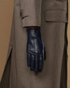 Jake (navy) - Sheepskin gloves with warm fleece lining & touchscreen feature