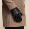 James (black) - classic sheepskin leather gloves with luxurious cashmere lining & touchscreen feature  - Schwartz & von Halen - US - 7