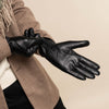 James (black) - classic sheepskin leather gloves with luxurious cashmere lining & touchscreen feature  - Schwartz & von Halen - US - 14