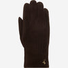 Josie (brown) - suede goatskin leather gloves with luxurious sheep fur lining  - Schwartz & von Halen - US - 1