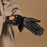 Marley (black) – luxurious driving gloves made of American deerskin leather - Schwartz & von Halen - EU - 5