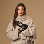 Marley (black) – luxurious driving gloves made of American deerskin leather - Schwartz & von Halen - EU - 9