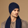 Mischa (navy blue) - premium beanie made of soft Merino wool (unisex)  - Schwartz & von Halen - EU - 5