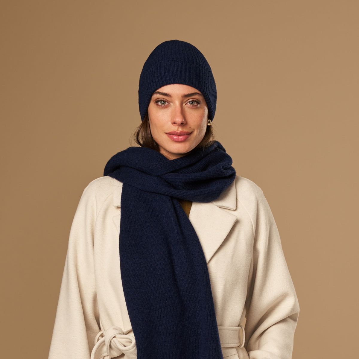 Mischa (navy blue) - premium beanie made of soft Merino wool (unisex)  - Schwartz & von Halen - EU - 6