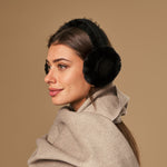 Nathaly (black) – warm and stylish earmuffs from natural sheepskin and suede - Schwartz & von Halen - EU - 5