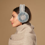 Nathaly (grey) – warm and stylish earmuffs from natural sheepskin and suede - Schwartz & von Halen - EU - 6