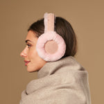 Nathaly (pink) – warm and stylish earmuffs from natural sheepskin and suede - Schwartz & von Halen - EU - 6