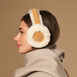 Nathaly (camel) – warm and stylish earmuffs from natural sheepskin and suede - Schwartz & von Halen - UK - 6
