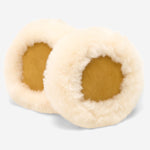 Nathaly (camel) – warm and stylish earmuffs from natural sheepskin and suede - Schwartz & von Halen - UK - 4