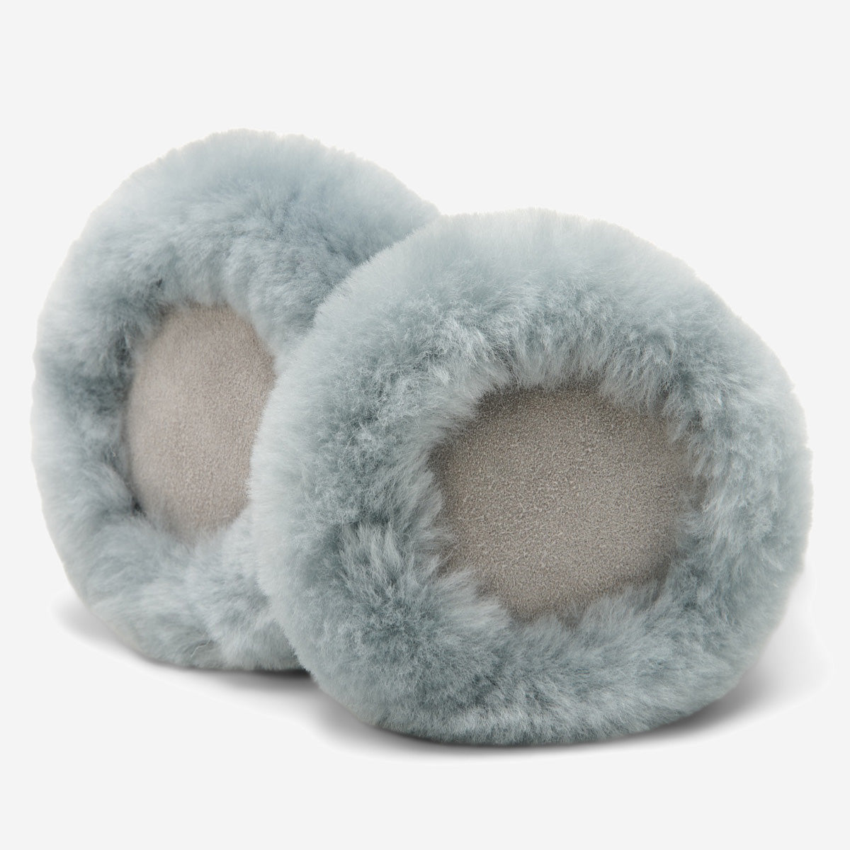 Nathaly (grey) – warm and stylish earmuffs from natural sheepskin and suede - Schwartz & von Halen - EU - 4