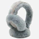 Nathaly (grey) – warm and stylish earmuffs from natural sheepskin and suede - Schwartz & von Halen - EU - 2