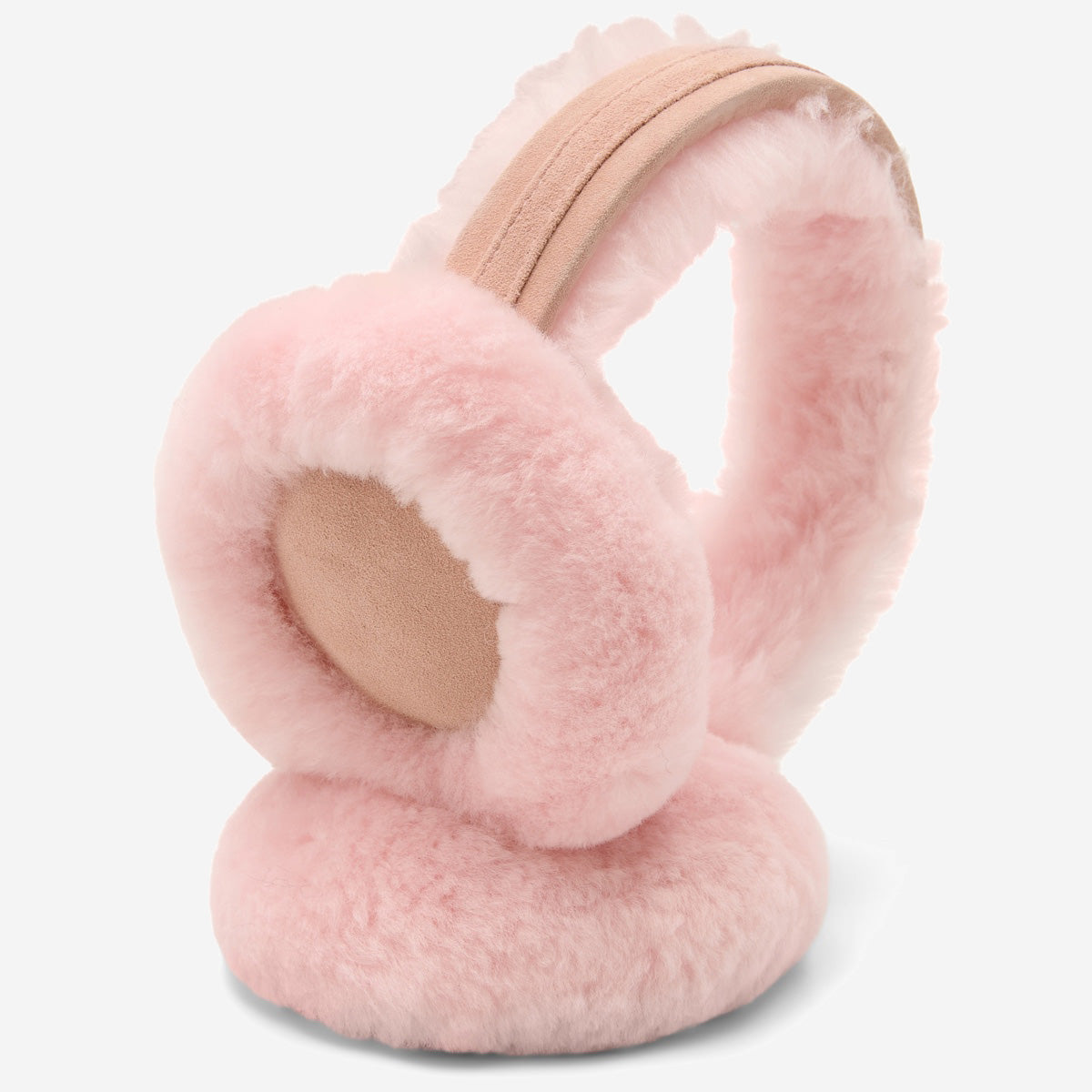 Nathaly (pink) – warm and stylish earmuffs from natural sheepskin and suede - Schwartz & von Halen - EU - 2