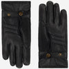 Rogan (black) - Robust men's deerskin gloves with warm PrimaLoft® lining