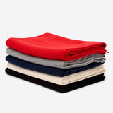 Charlie (grey) - premium scarf made of soft Merino wool (unisex) - Schwartz & von Halen - EU - 9