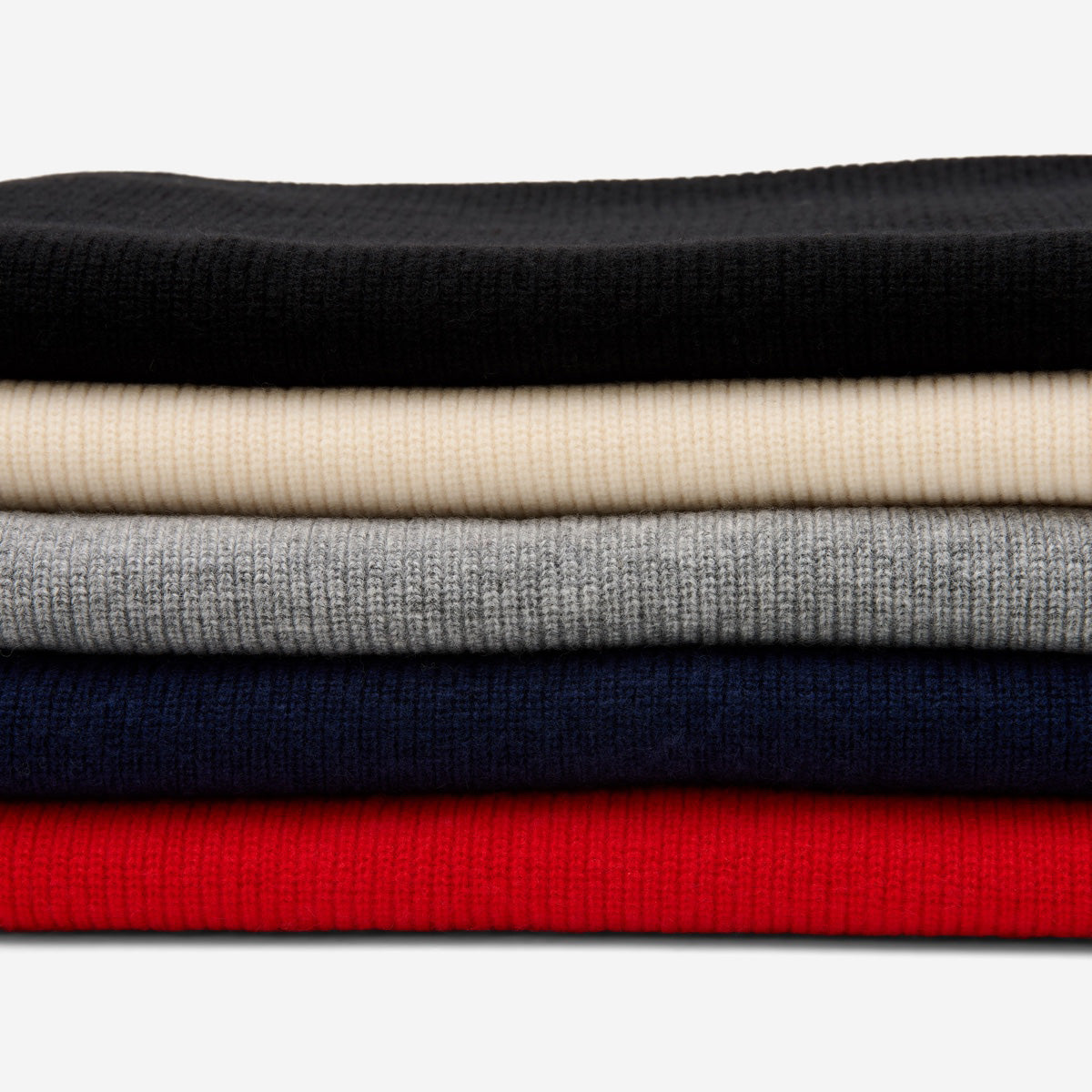 Charlie (black) - premium scarf made of soft Merino wool (unisex) - Schwartz & von Halen - US - 5