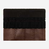 William (brown) - goatskin leather gloves with warm fleece lining and press-stud  - Schwartz & von Halen - US - 4